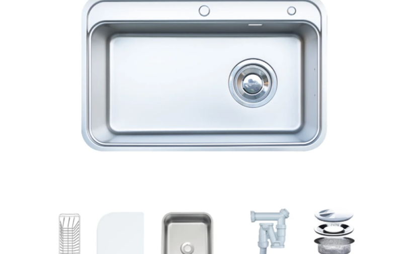 Chậu rửa bát 1 hố NOBINOX NOVA A382