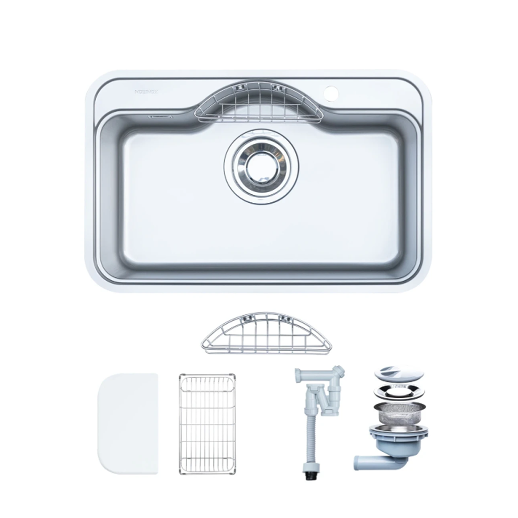 ROSA NN975D 1 Chậu rửa bát 1 hố NOBINOX ROSA NN975D - Ảnh 1